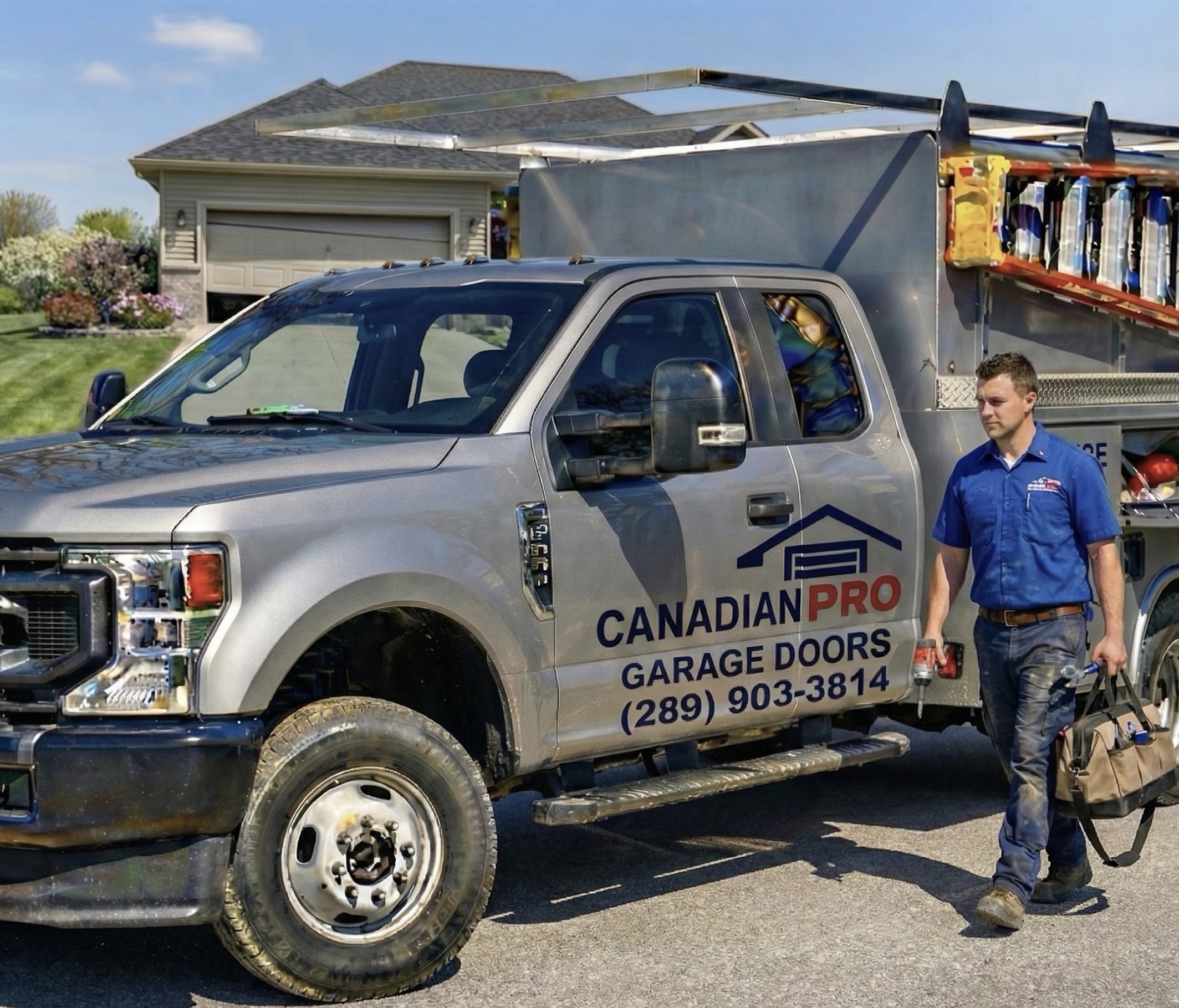 Canadian Pro Garage Doors service truck